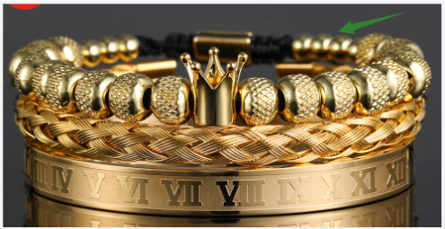 Royal Crown Charm Bracelet