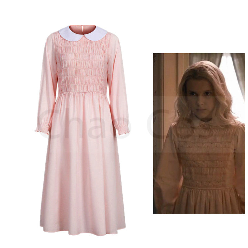 Movie Stranger Things Eleven Cosplay Costumes